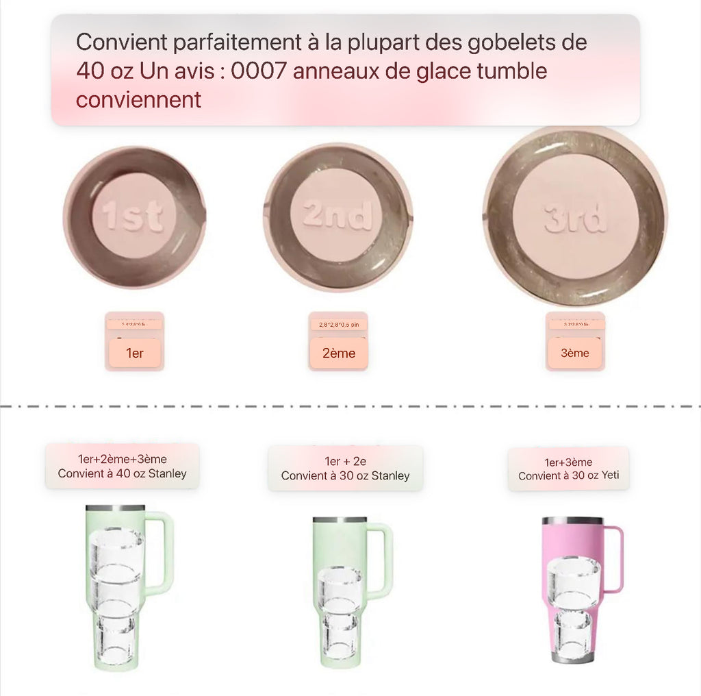 Moule à glace en silicone