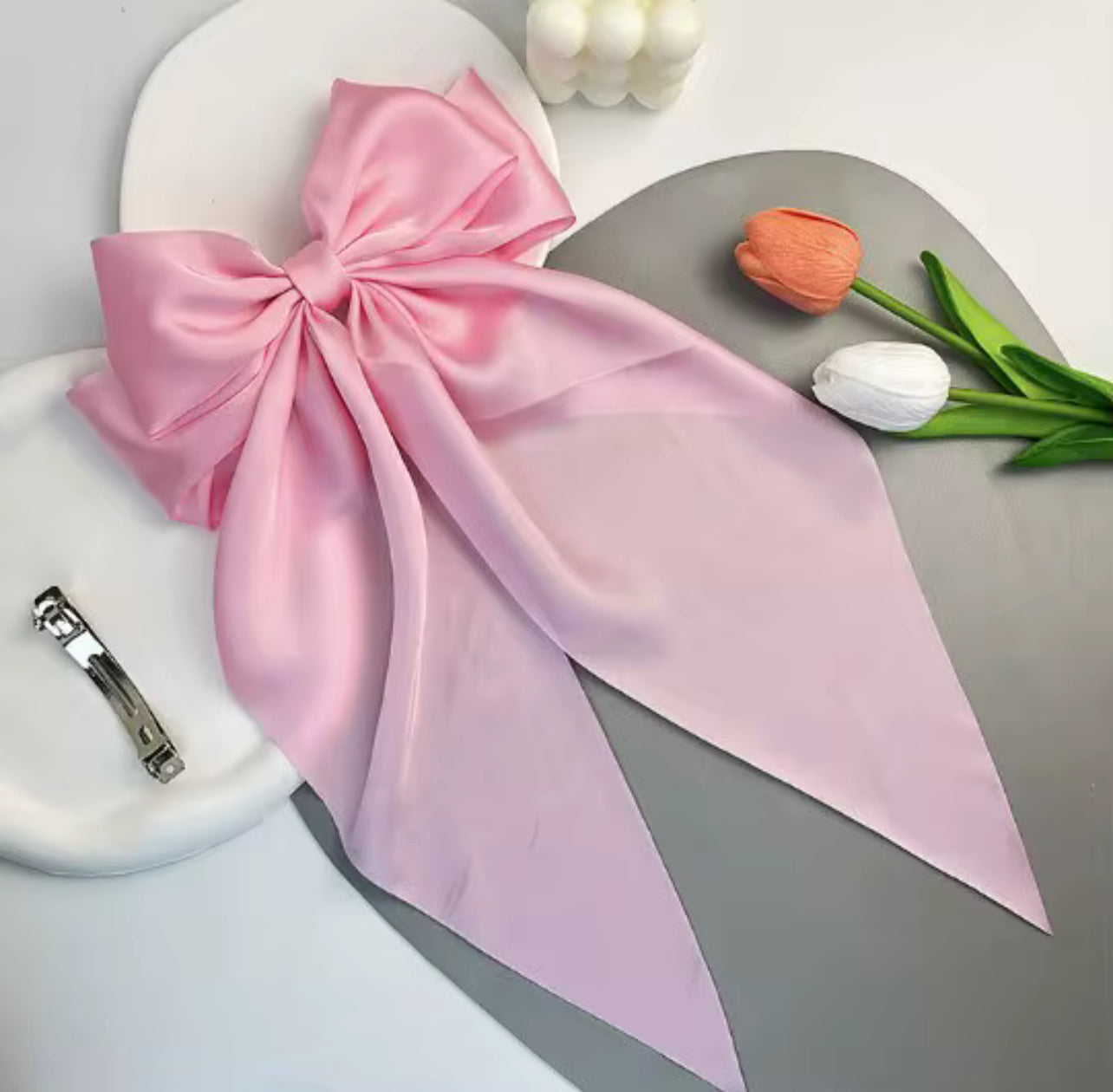Boîte Cadeau Accessoires Cheveux Fille:18 Chouchous et Barrettes Mignonnes + 1 Barrette de Princesse Offerte