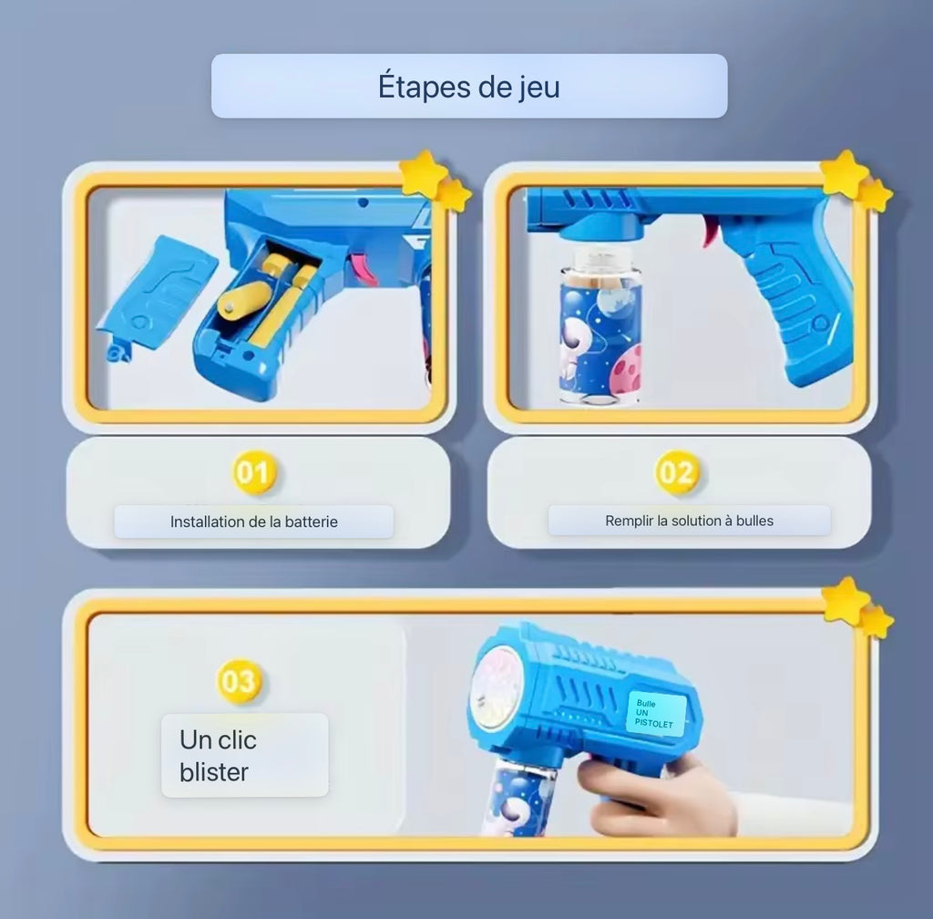 Pistolet à bulles
