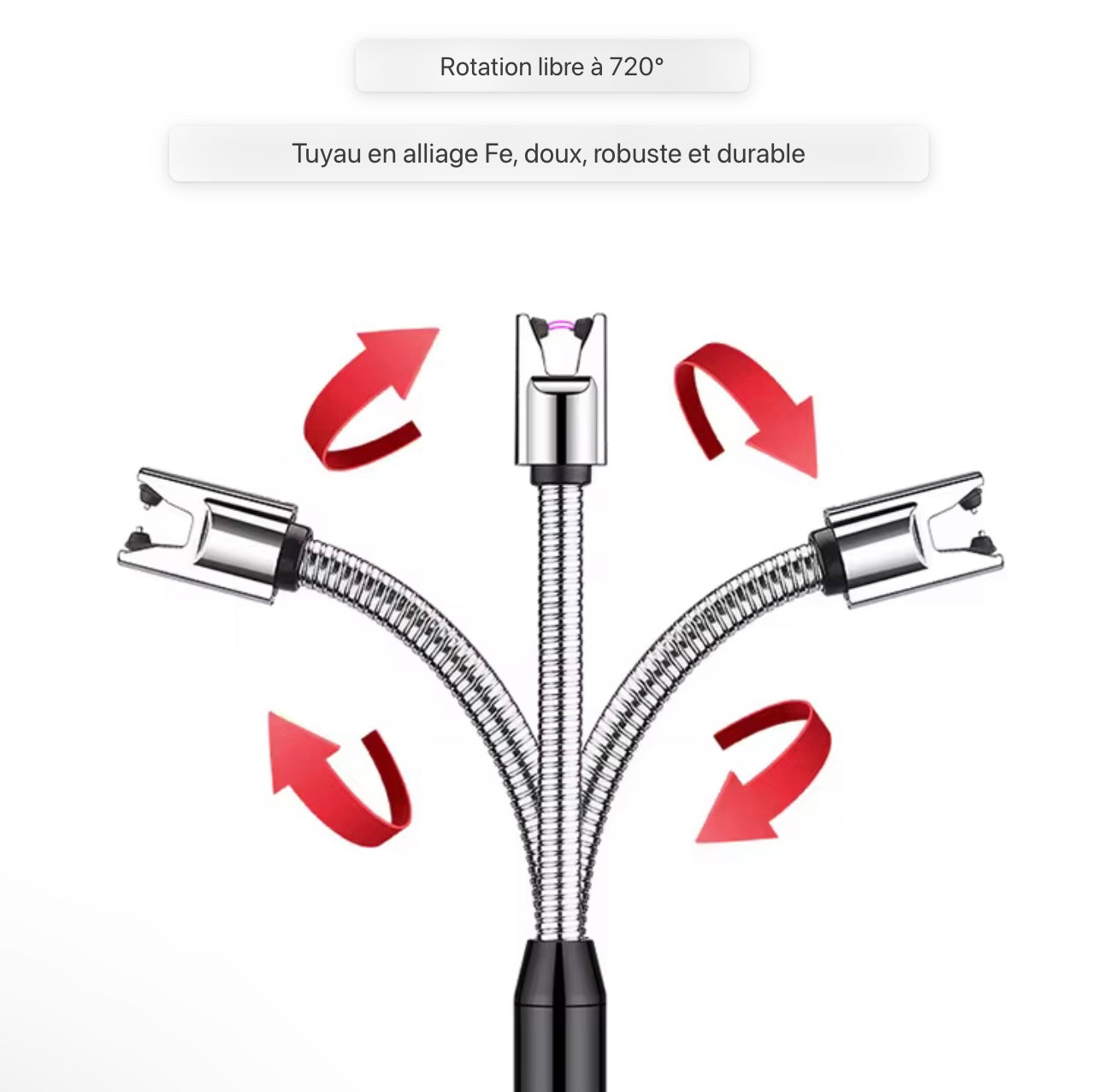 Briquet électrique rechargeable sans flamme