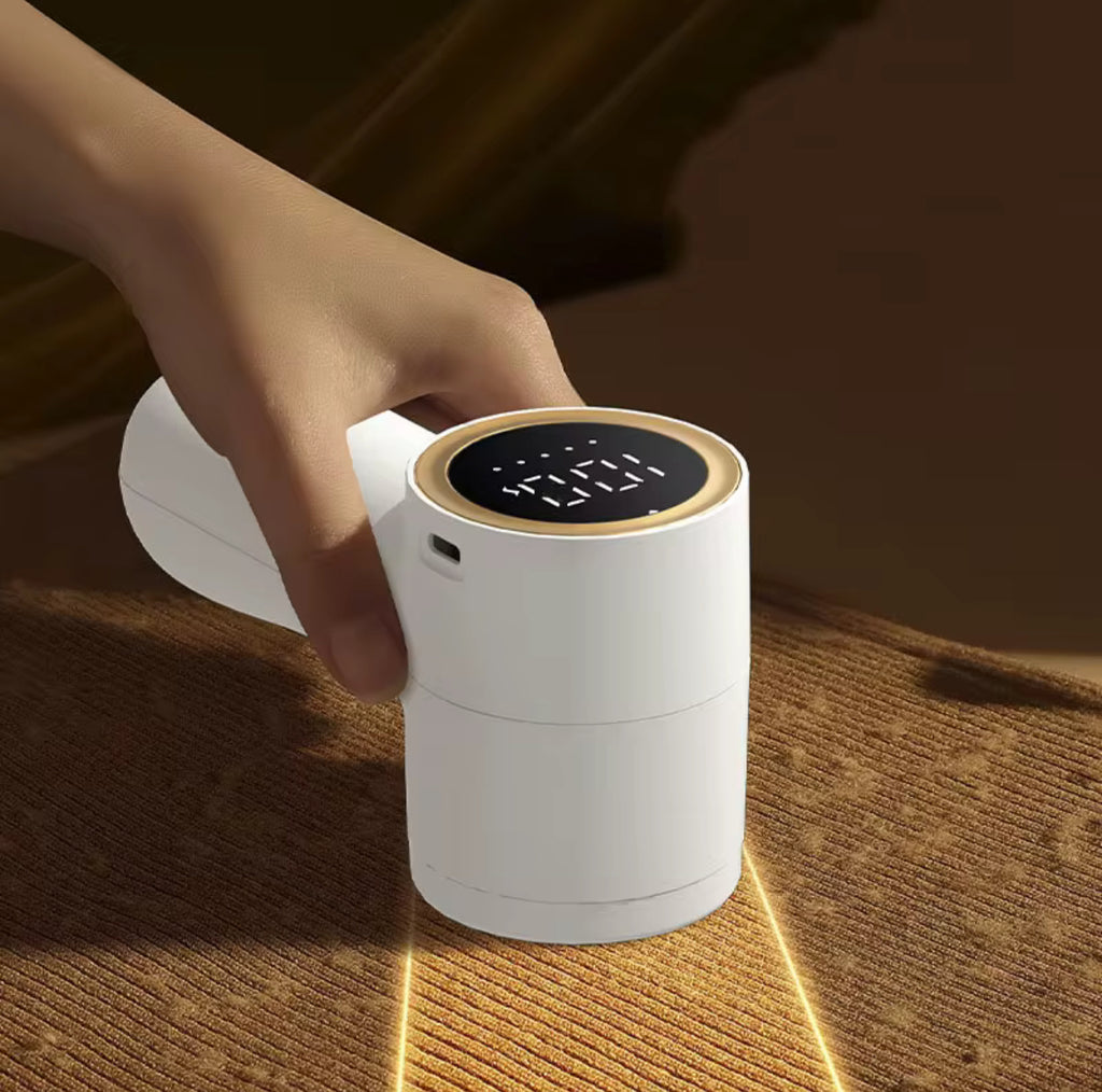 Kit anti peluche 2en1 Nettoyage et soin textile:(rasoir anti bouloche et boule anti poils)