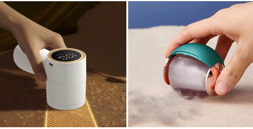 Kit anti peluche Nettoyage et soin textile:(rasoir anti bouloche et boule anti poils offerte)