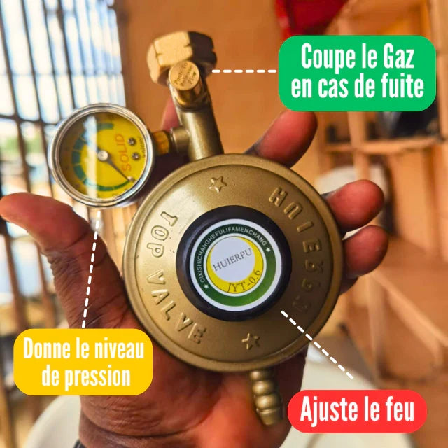 Détendeur de sécurité avec Manomètre